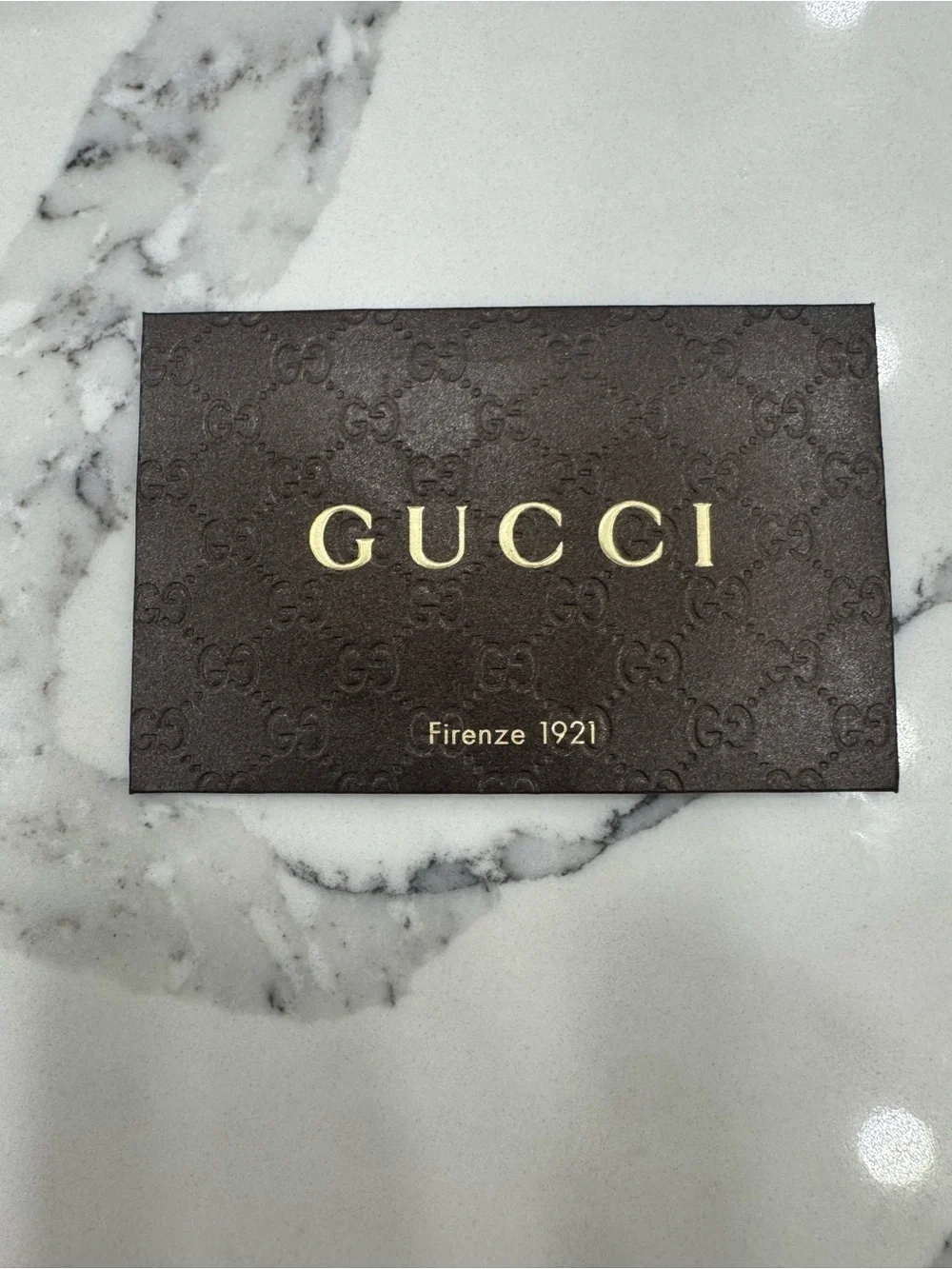 Gucci Black Embossed GG Leather Wallet